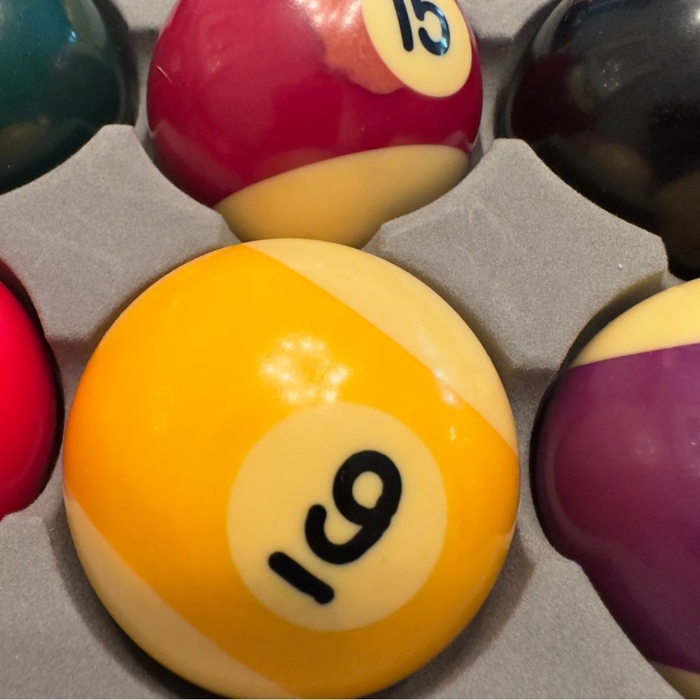 Vintage billiard balls | vintage billiard balls set - Picture 7 of 9